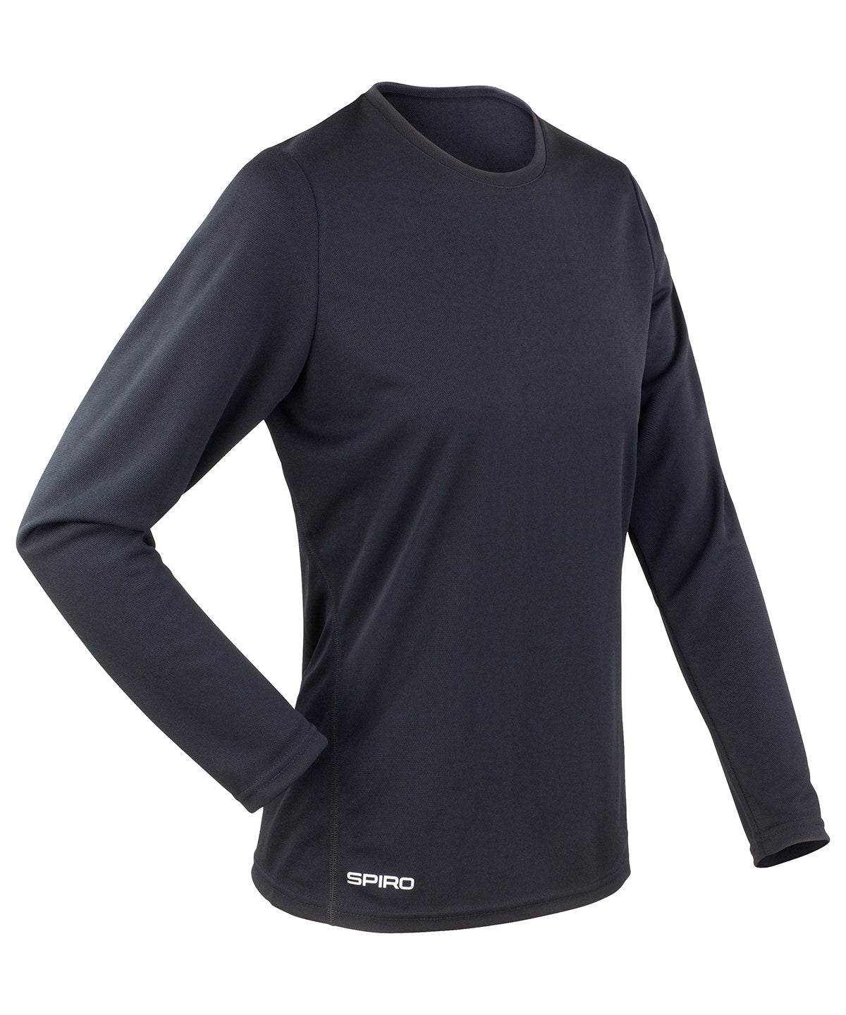 Personalised T-Shirts - Black Spiro Women's Spiro quick-dry long sleeve t-shirt