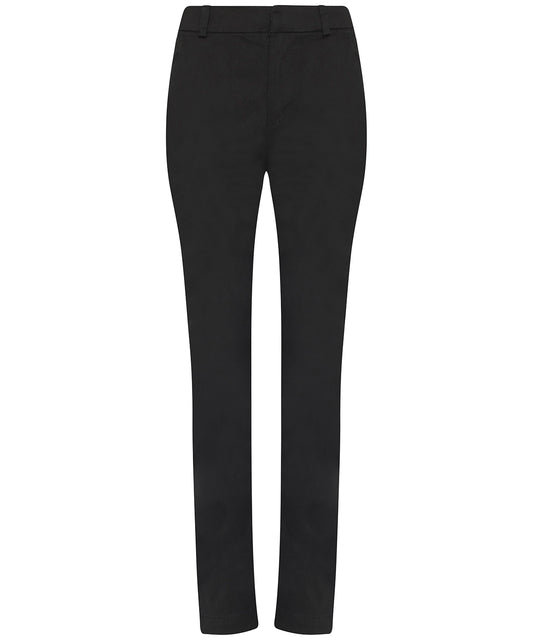 Personalised Trousers - Black AWDis So Denim Women's Lily slim chinos