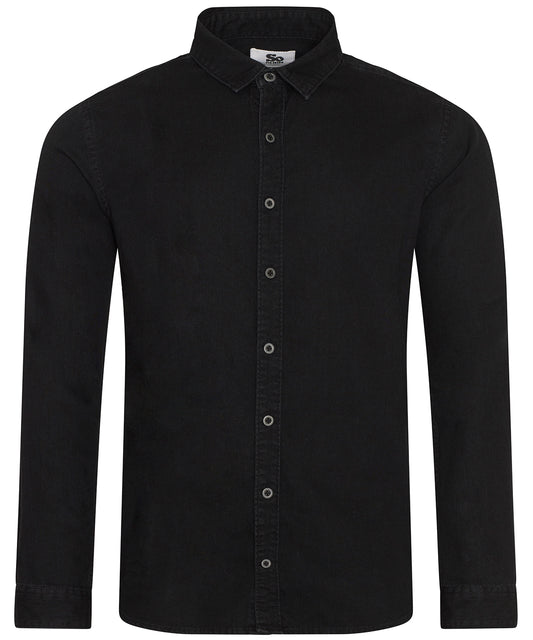 Personalised Shirts - Black AWDis So Denim Jack denim shirt