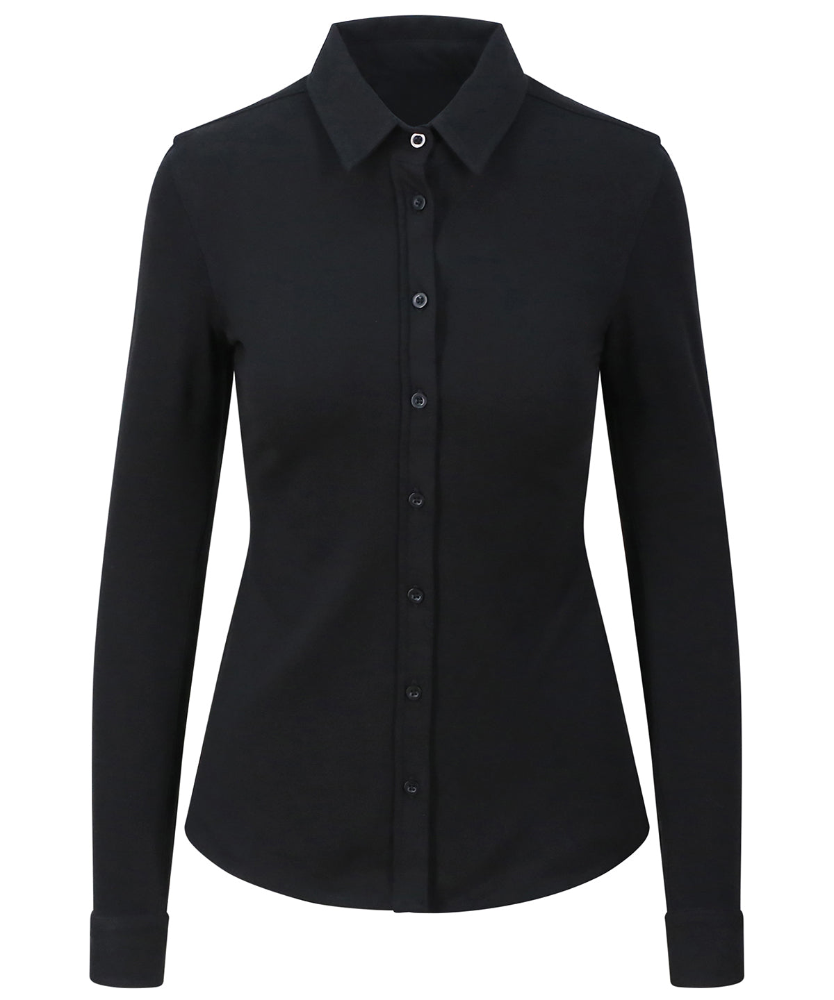 Personalised Shirts - Black AWDis So Denim Women's Anna knitted shirt