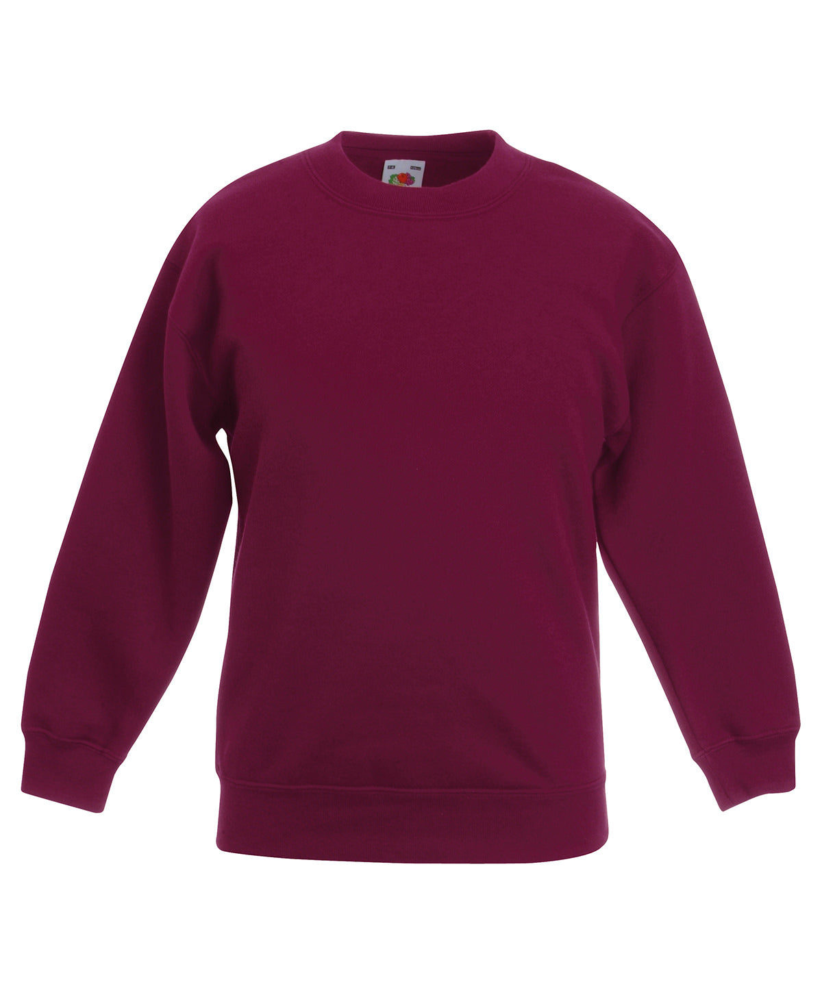 Personalised Sweatshirts - Black Fruit of the Loom Kids classic set-in sweatshirt