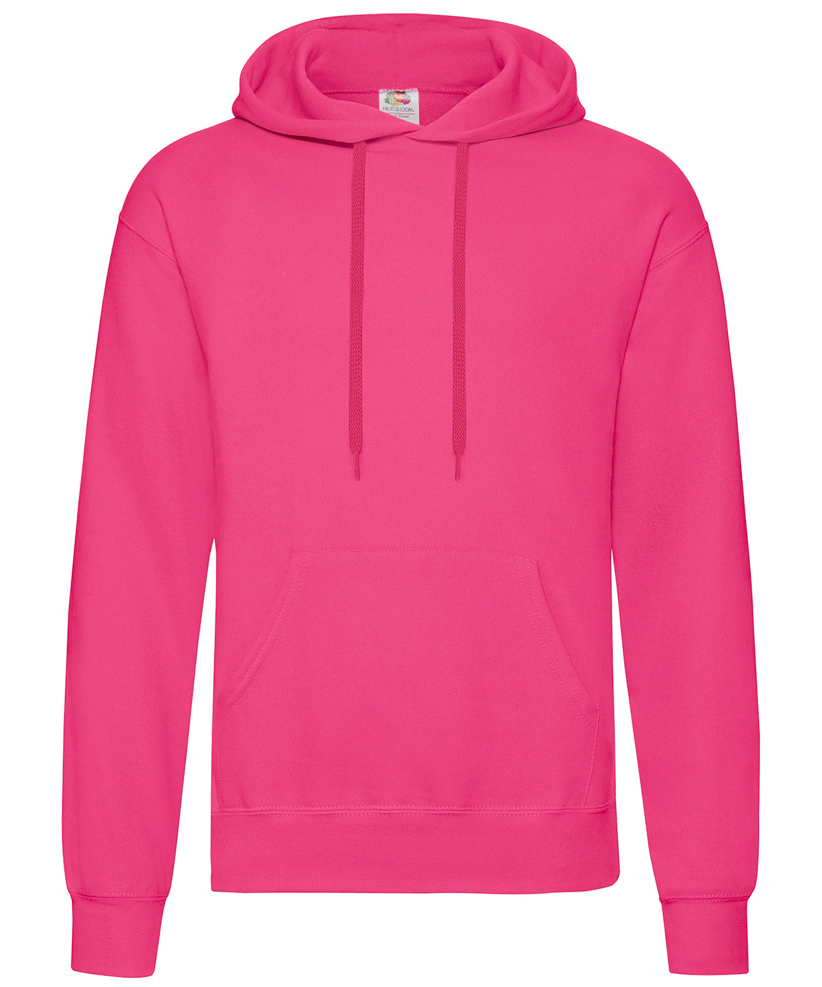 Personalised Hoodies - Mid Orange Fruit of the Loom Classic 80/20 hooded sweatshirt