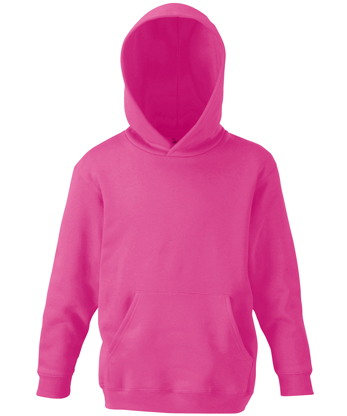 Personalised Hoodies - Black Fruit of the Loom Kids classic hooded sweatshirt