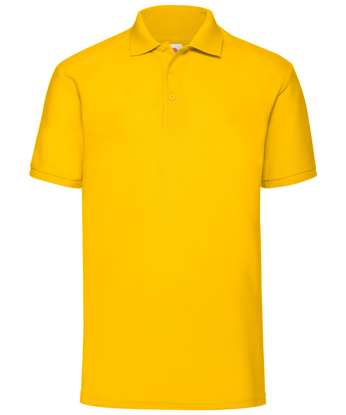 Personalised Polo Shirts - Mid Yellow Fruit of the Loom 65/35 Polo