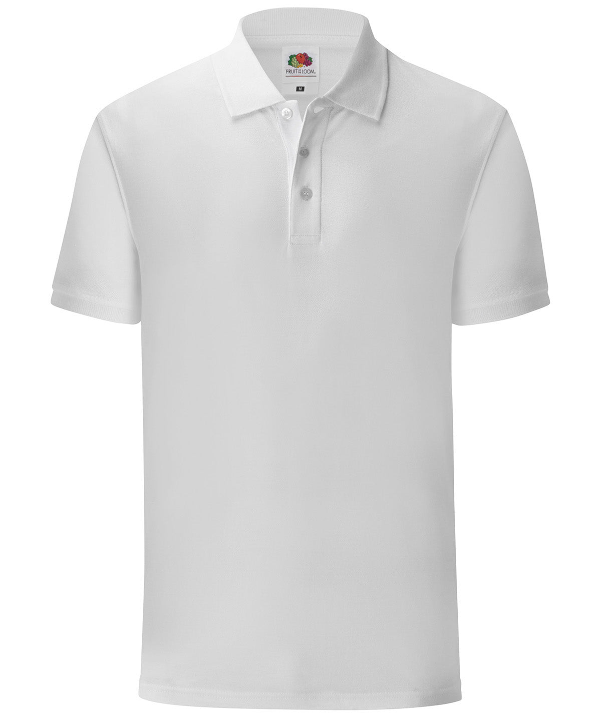 Personalised Polo Shirts - Silver Fruit of the Loom Iconic polo