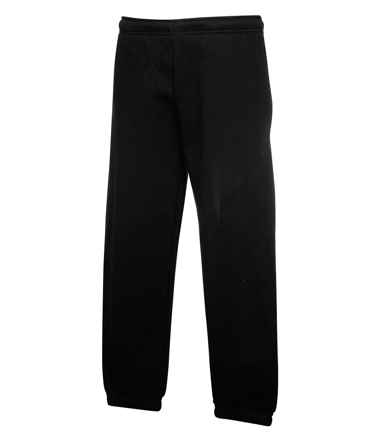 Personalised Sweatpants - Black Fruit of the Loom Kids premium elasticated cuff jog pants