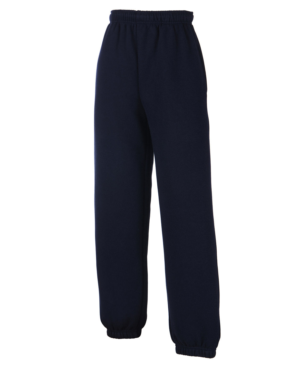 Personalised Sweatpants - Black Fruit of the Loom Kids premium elasticated cuff jog pants