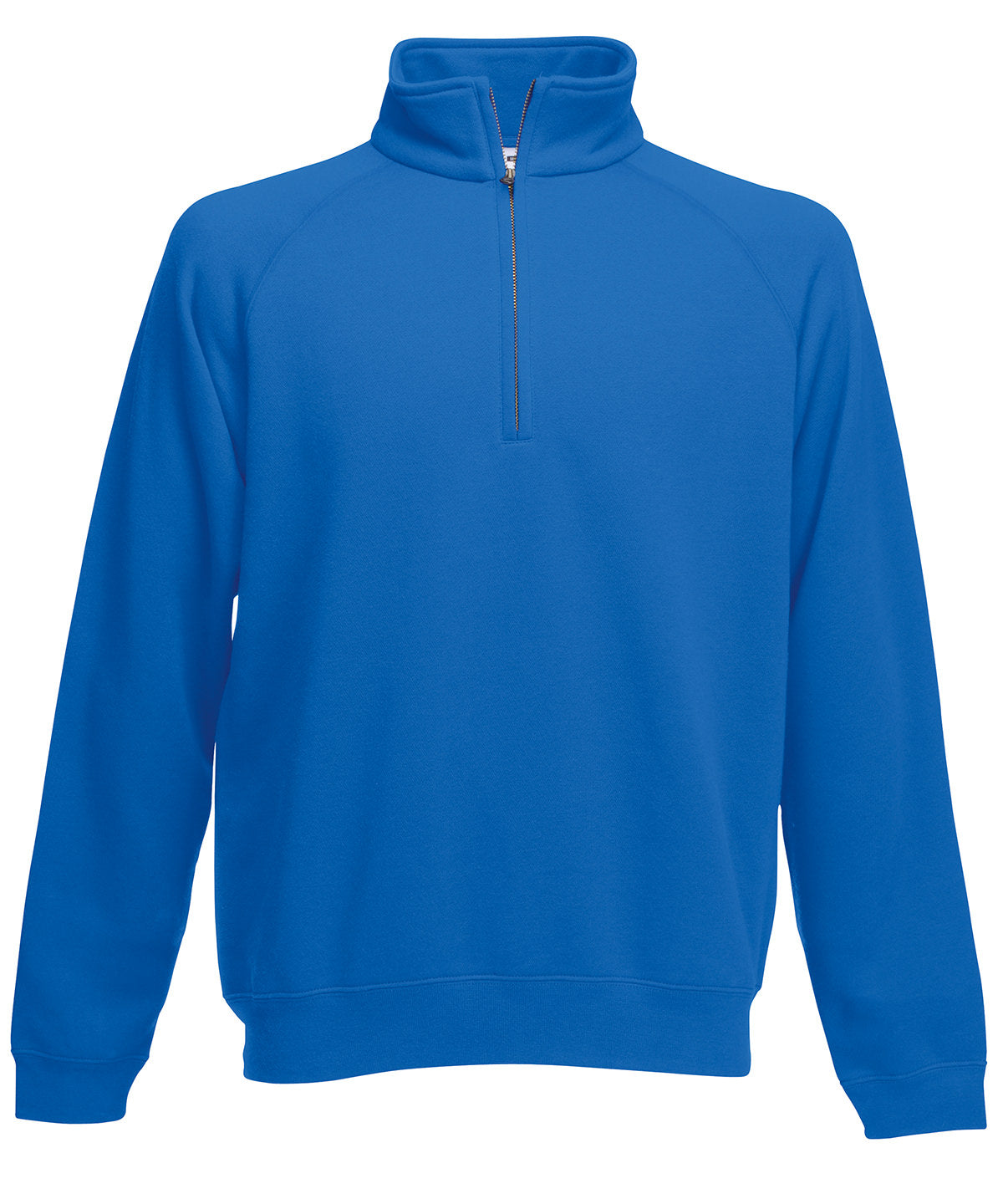 Personalised Sweatshirts - Bottle Fruit of the Loom Premium 70/30 zip-neck sweatshirt