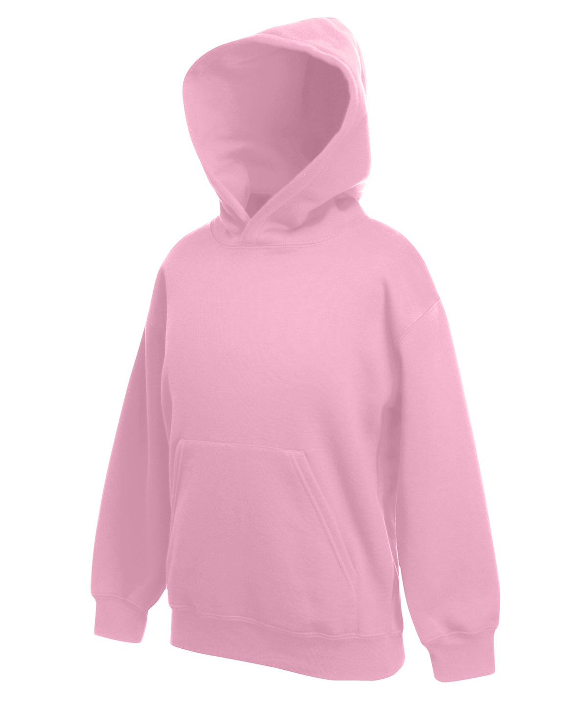 Personalised Hoodies - Black Fruit of the Loom Kids premium hooded sweatshirt