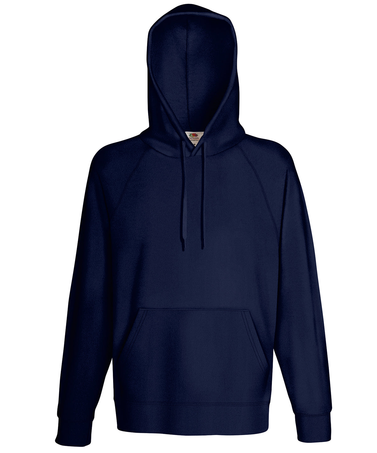 Personalised Hoodies - Mid Blue Fruit of the Loom Lightweight hooded sweatshirt