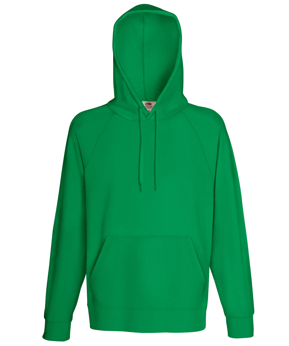Personalised Hoodies - Black Fruit of the Loom Lightweight hooded sweatshirt