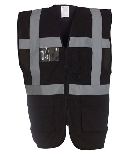 Personalised Safety Vests - Royal Yoko Multifunctional executive hi-vis waistcoat (HVW801)