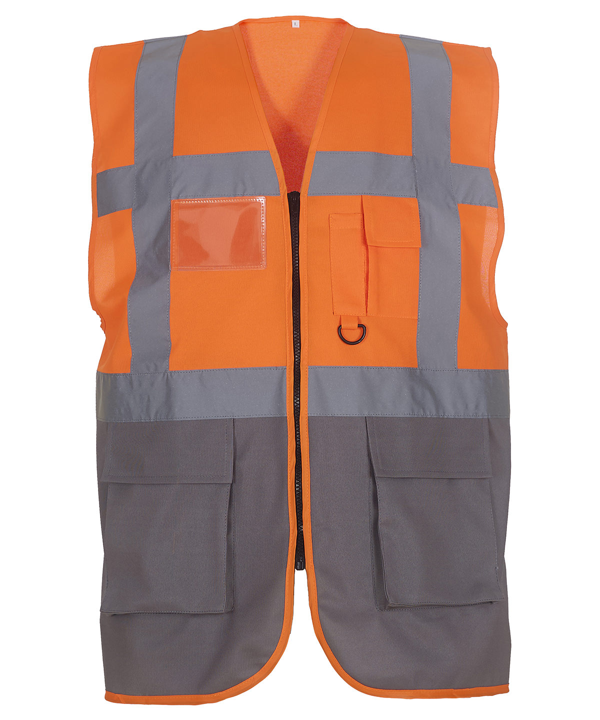 Personalised Safety Vests - Mid Red Yoko Multifunctional executive hi-vis waistcoat (HVW801)