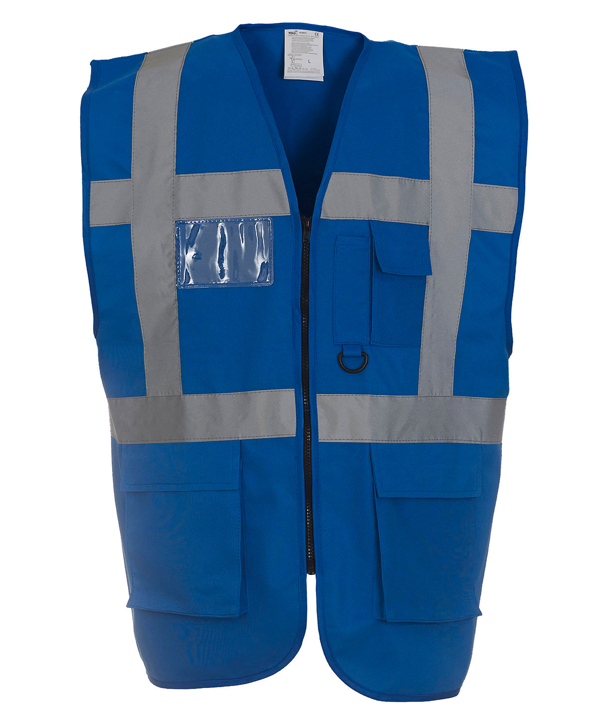 Personalised Safety Vests - Navy Yoko Multifunctional executive hi-vis waistcoat (HVW801)