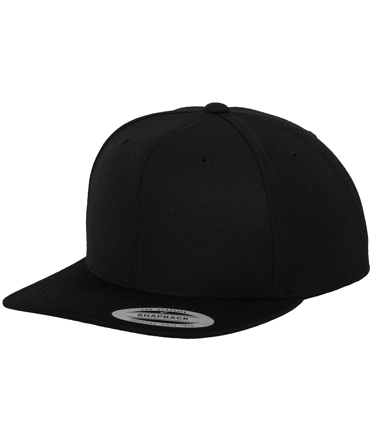 Personalised Caps - Black Flexfit by Yupoong The classic snapback (6089M)