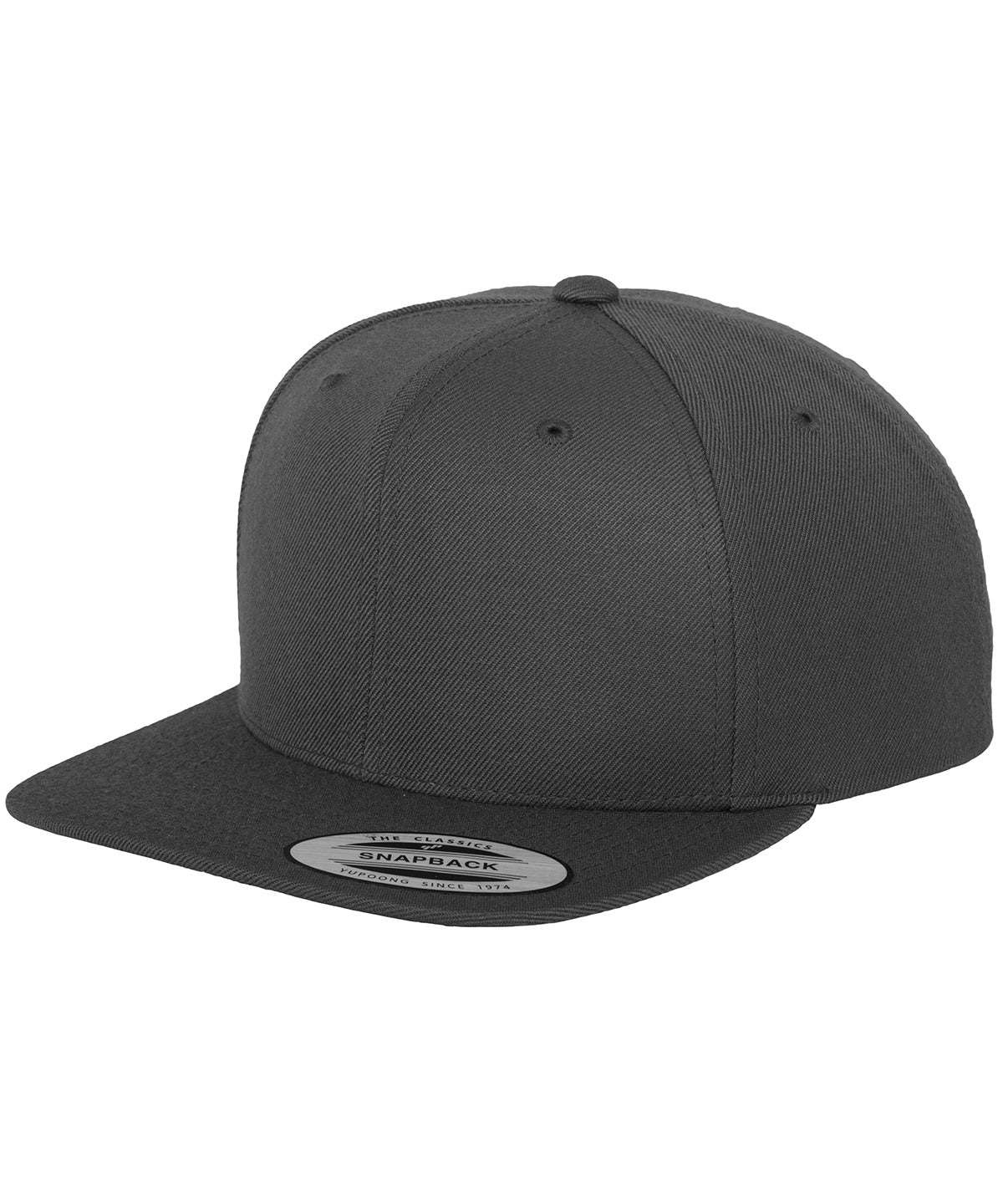 Personalised Caps - Dark Grey Flexfit by Yupoong The classic snapback (6089M)