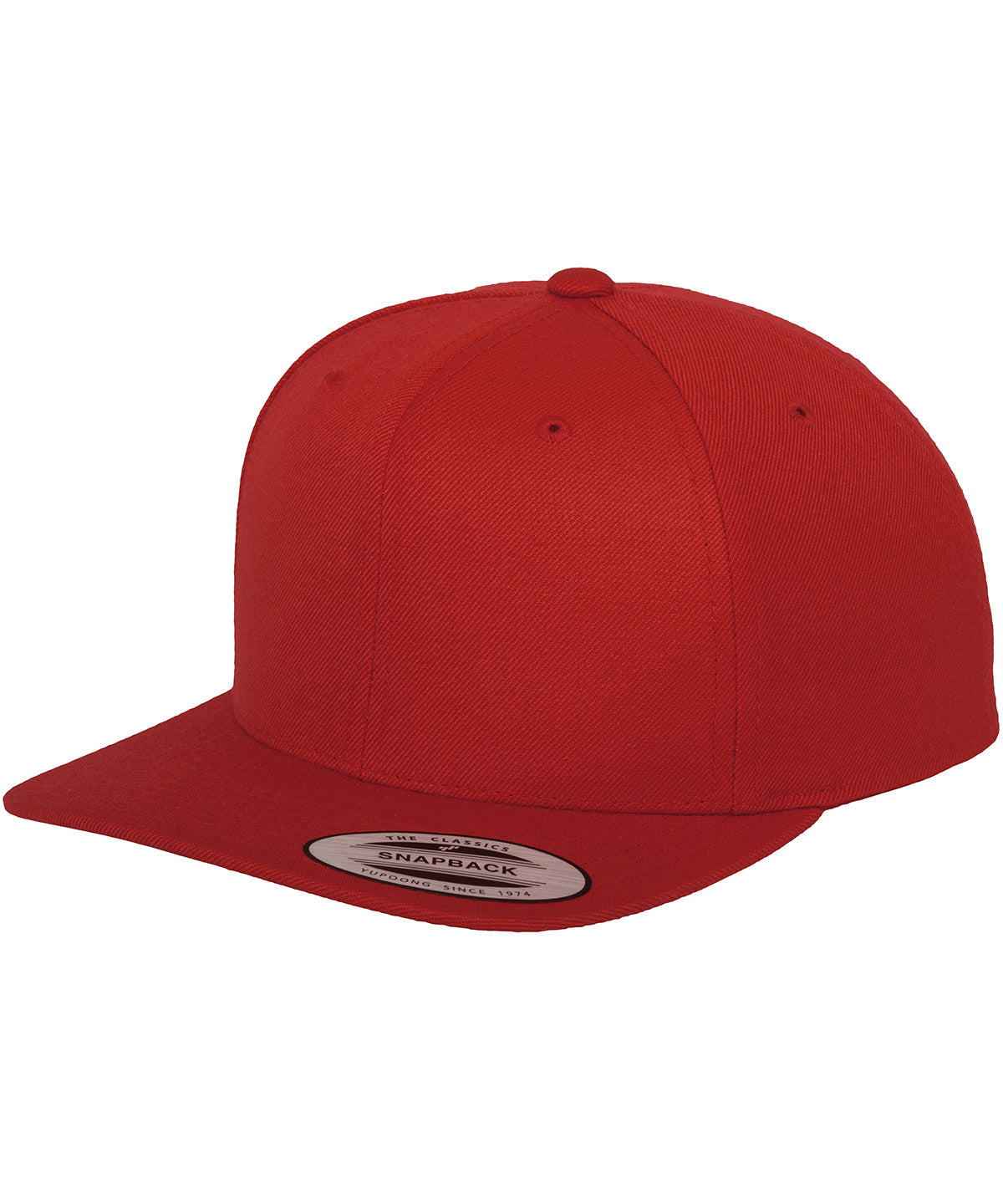 Personalised Caps - Mid Red Flexfit by Yupoong The classic snapback (6089M)