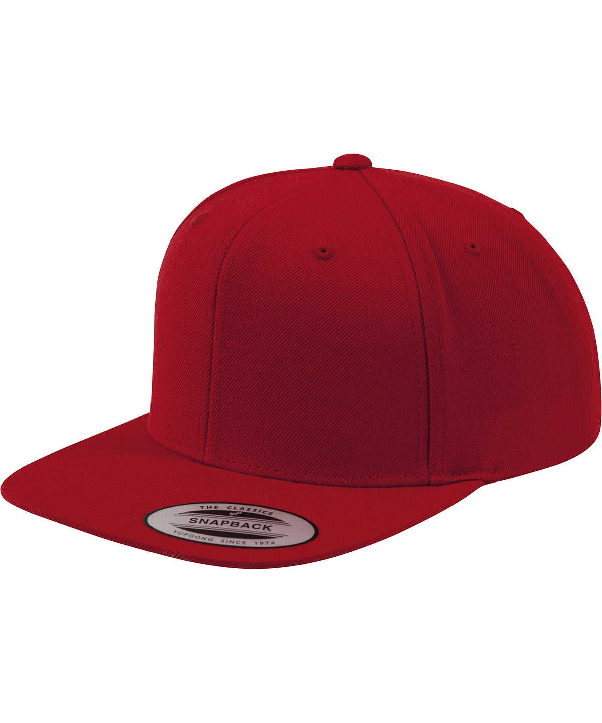 Personalised Caps - Mid Red Flexfit by Yupoong The classic snapback (6089M)