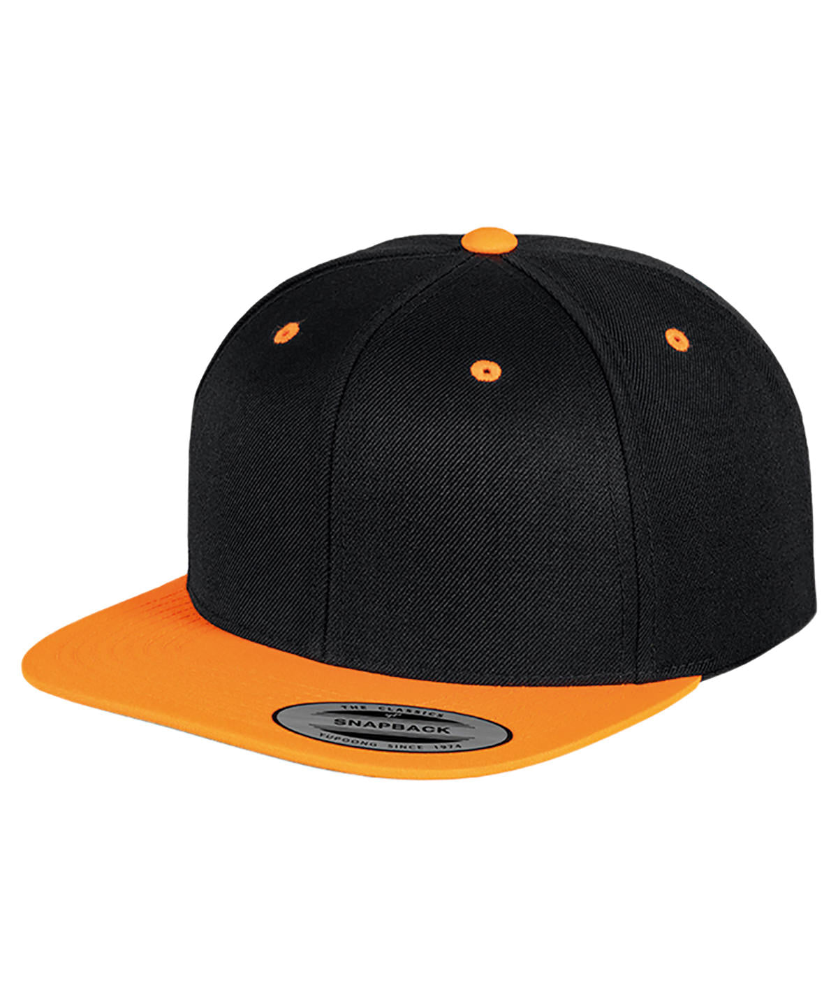 Personalised Caps - Black Flexfit by Yupoong The classic snapback 2-tone  (6089MT)