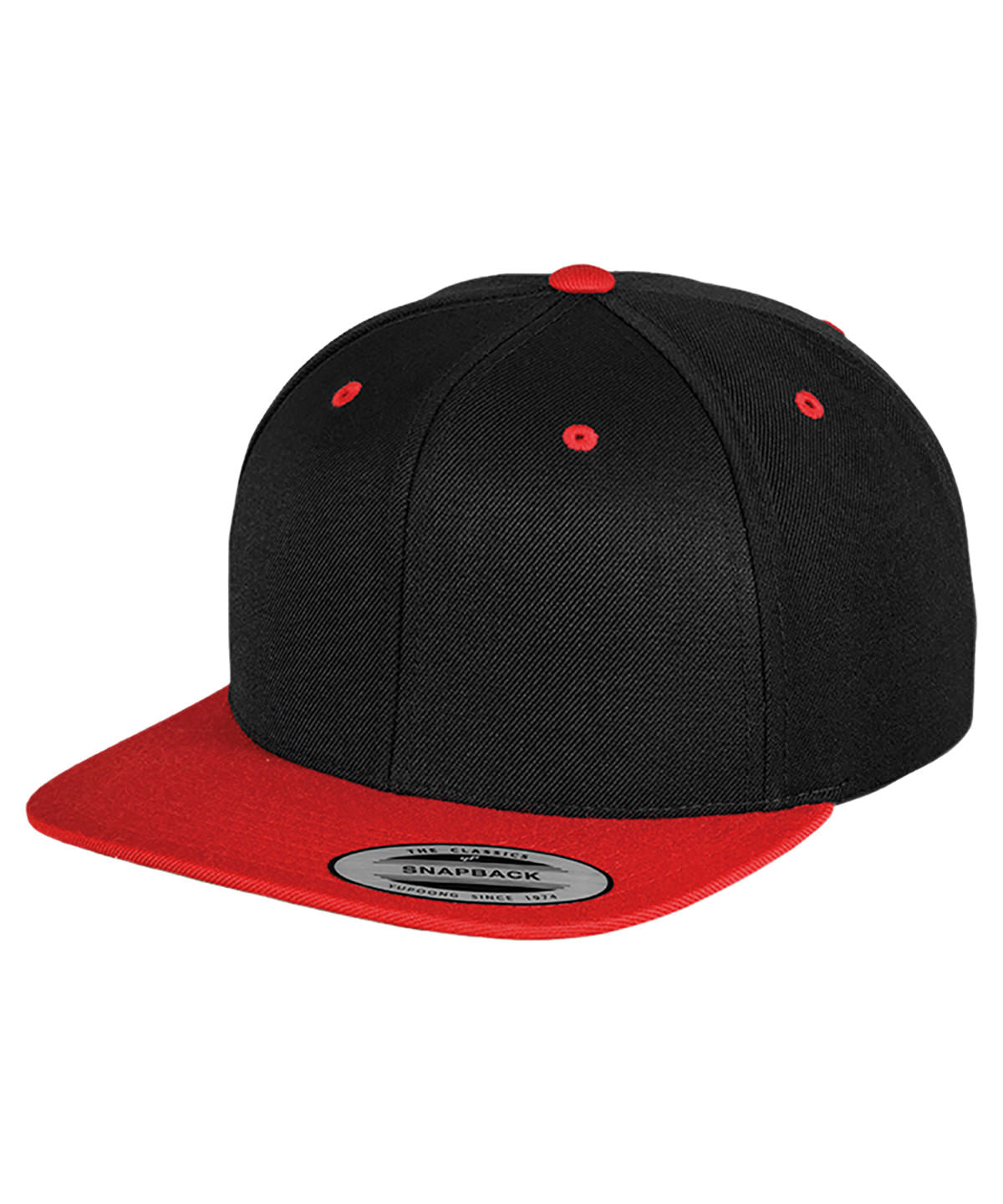 Personalised Caps - Black Flexfit by Yupoong The classic snapback 2-tone  (6089MT)