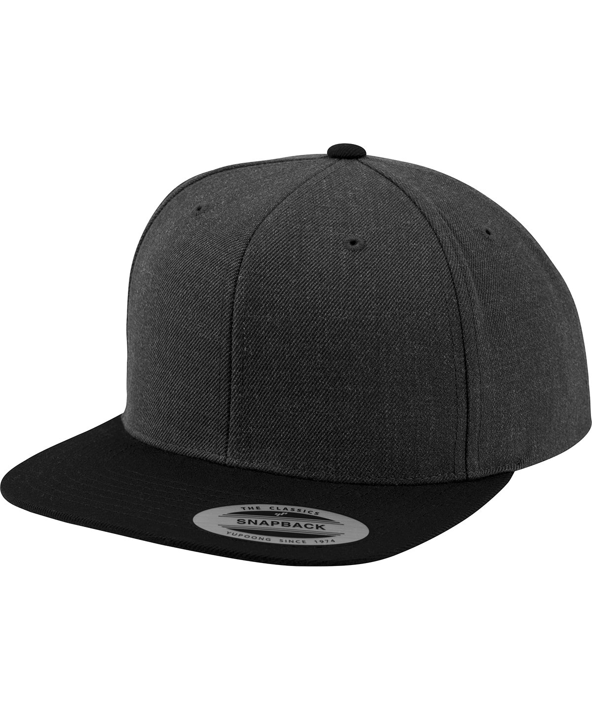 Personalised Caps - Dark Grey Flexfit by Yupoong The classic snapback 2-tone  (6089MT)