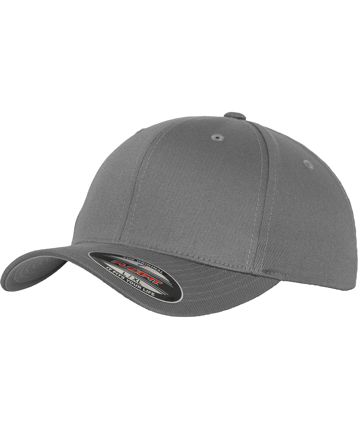 Personalised Caps - Dark Grey Flexfit by Yupoong Flexfit fitted baseball cap (6277)