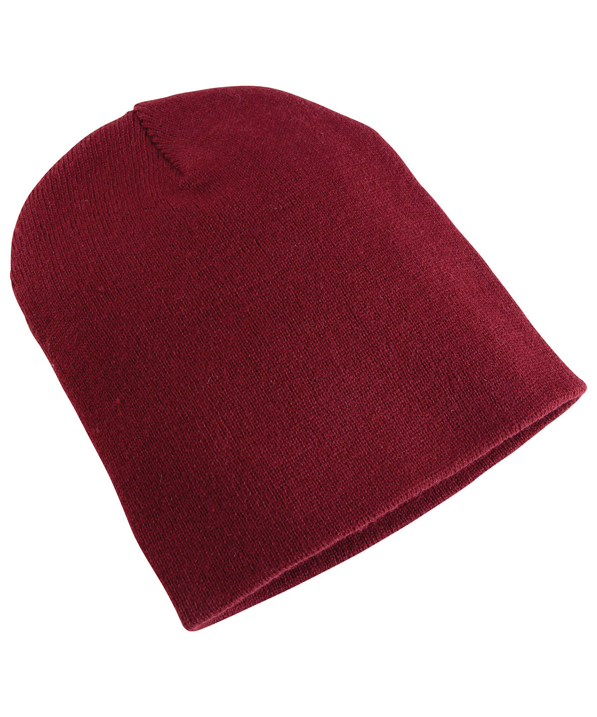 Personalised Hats - Dark Red Flexfit by Yupoong Heavyweight beanie (1500KC)