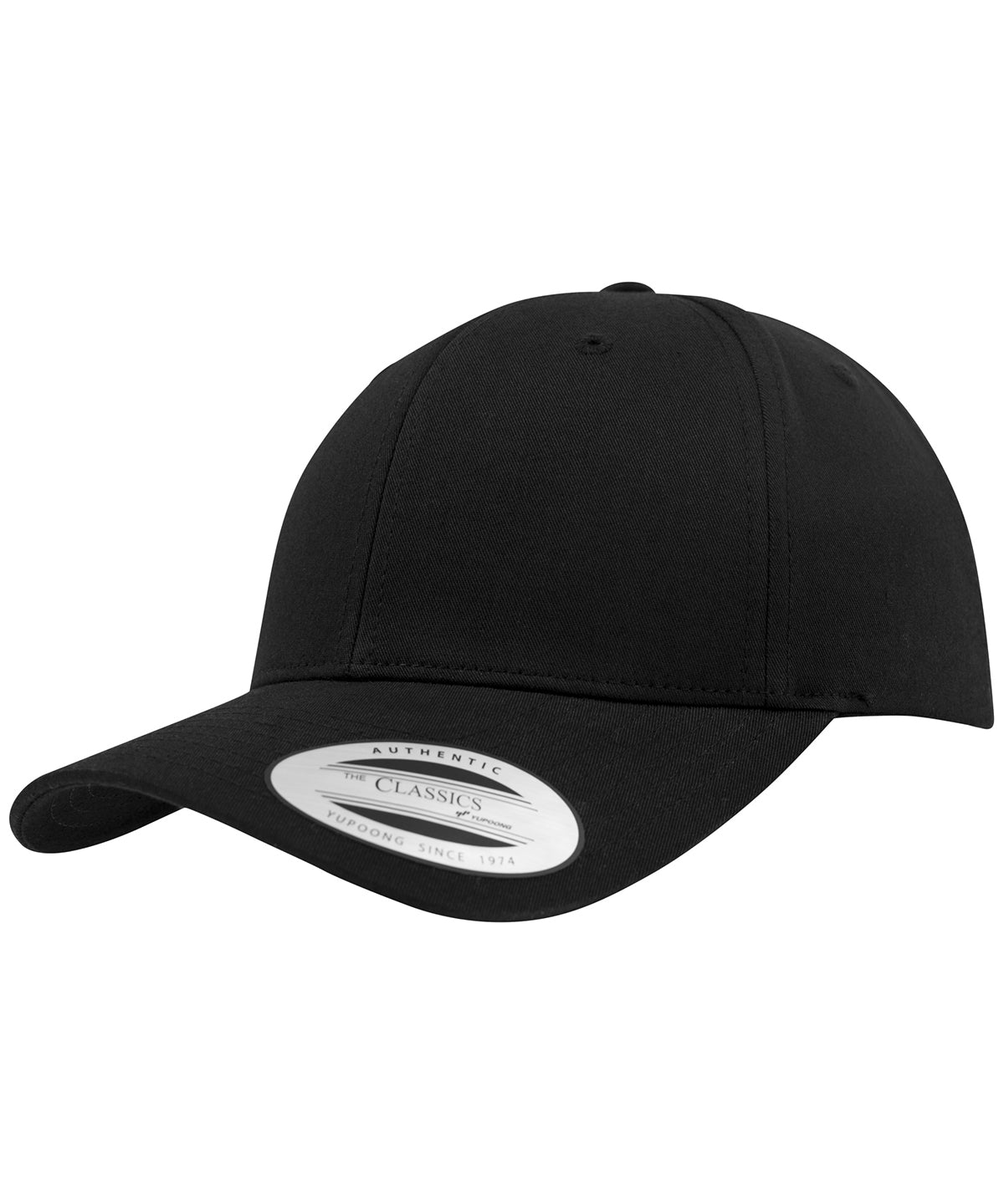 Personalised Caps - Black Flexfit by Yupoong Curved classic snapback (7706)(7706)