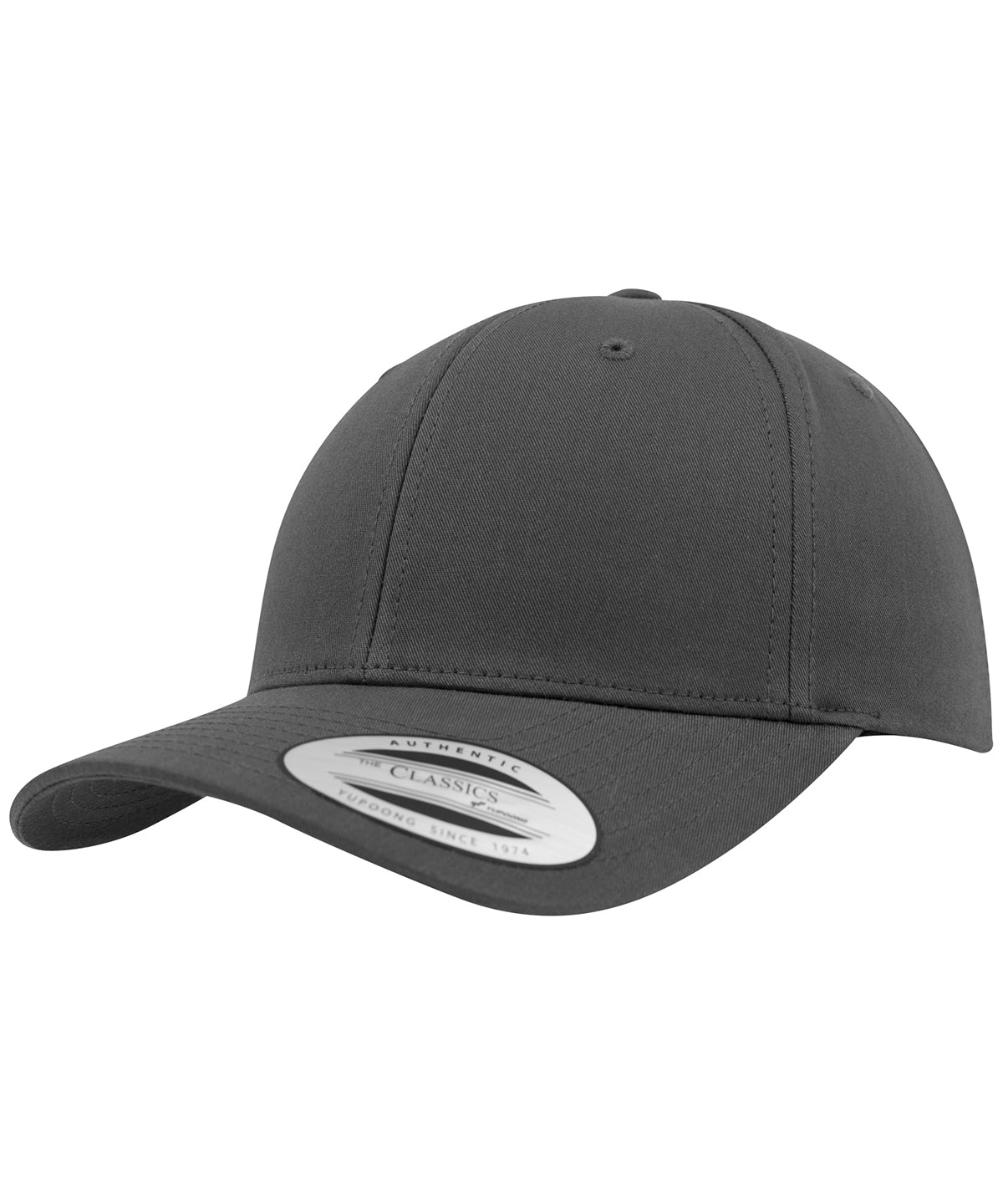 Personalised Caps - Dark Grey Flexfit by Yupoong Curved classic snapback (7706)(7706)