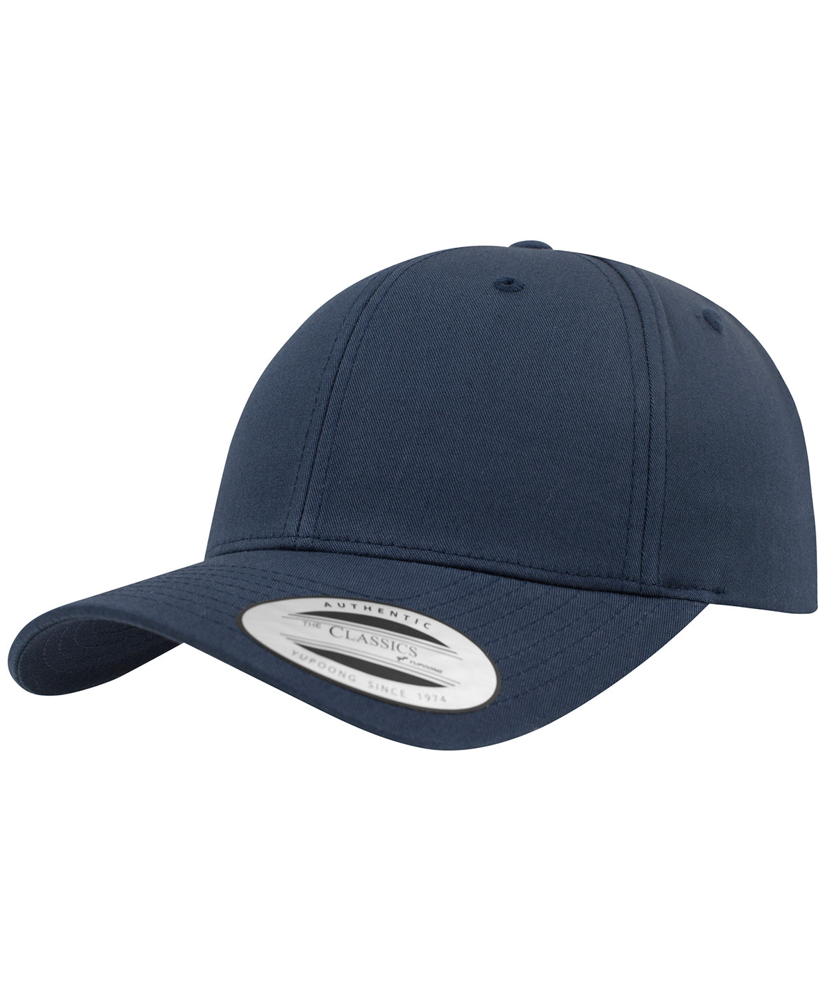 Personalised Caps - Navy Flexfit by Yupoong Curved classic snapback (7706)(7706)