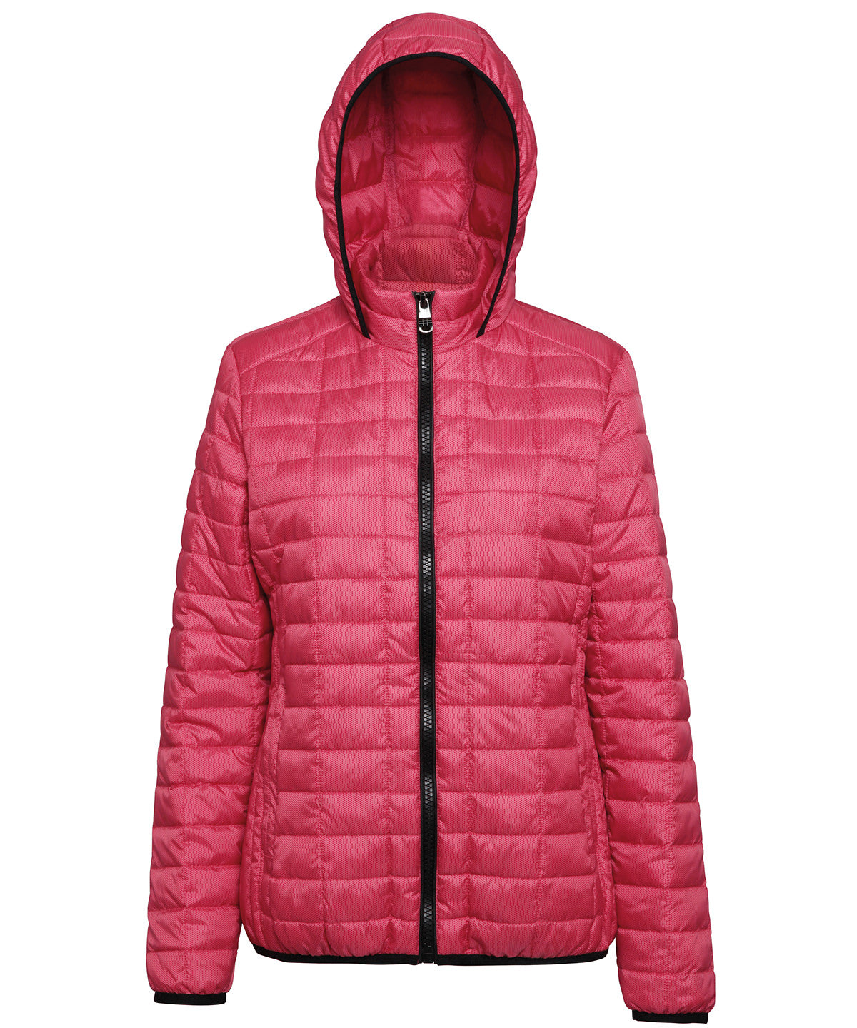 Personalised Jackets - Mid Red 2786 Women's honeycomb hooded jacket