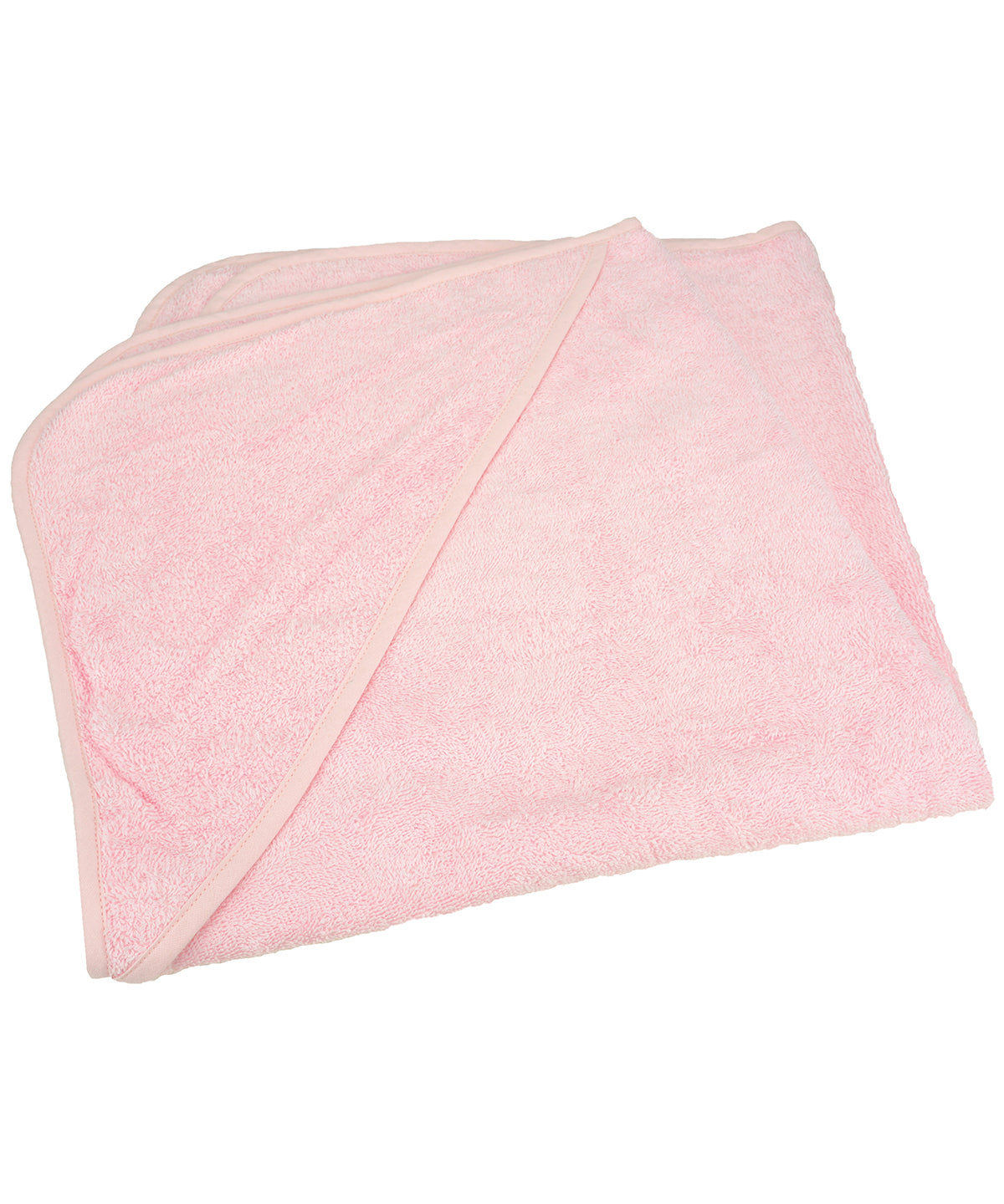 Personalised Towels - Light Pink A&R Towels ARTG® Babiezz® medium baby hooded towel