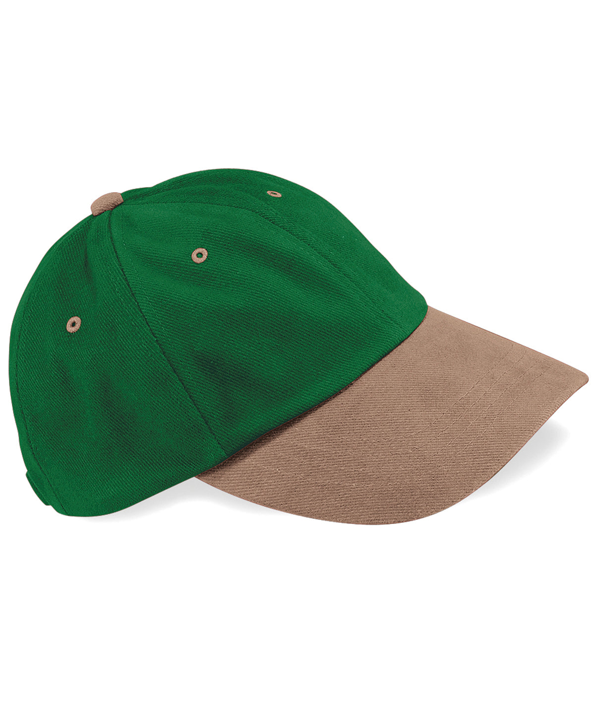 Personalised Caps - Dark Green Beechfield Low-profile heavy brushed cotton cap