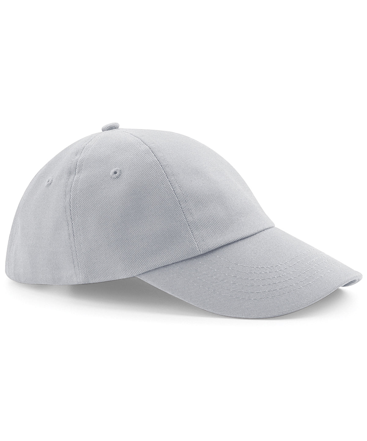 Personalised Caps - Light Grey Beechfield Low-profile heavy cotton drill cap