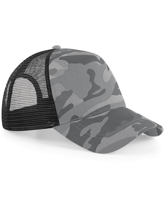 Personalised Caps - Camouflage Beechfield Camo snapback trucker