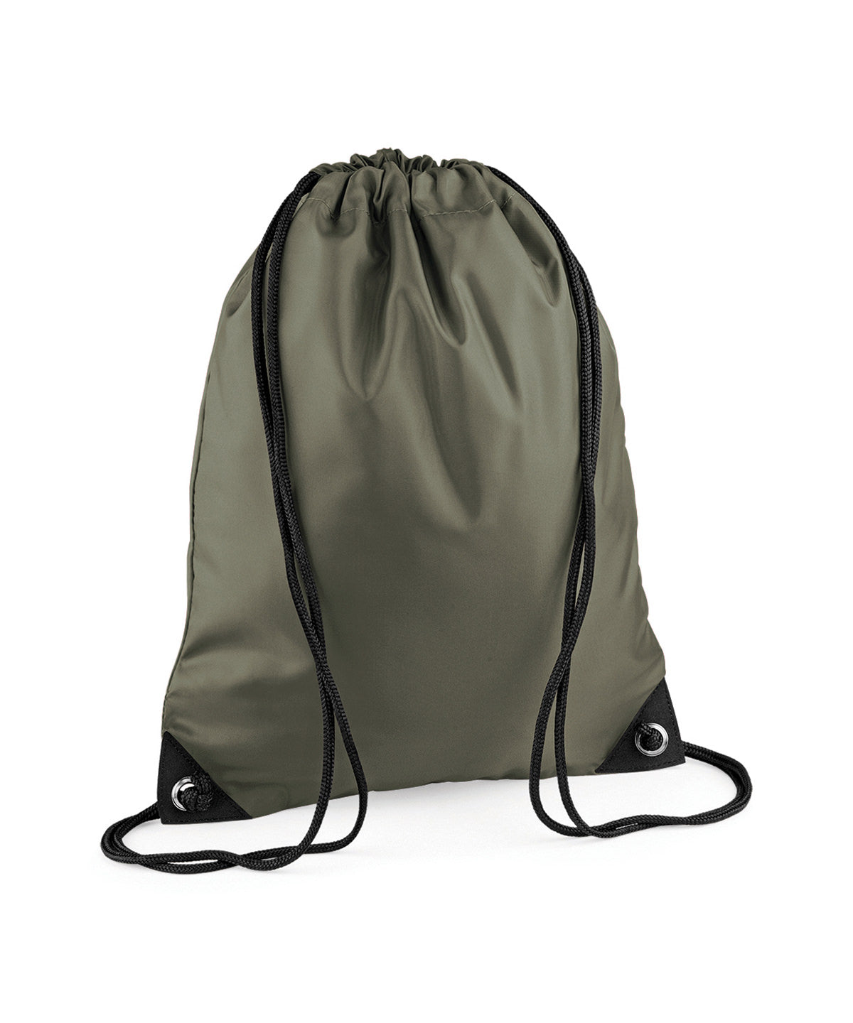 Personalised Bags - Olive Bagbase Premium gymsac