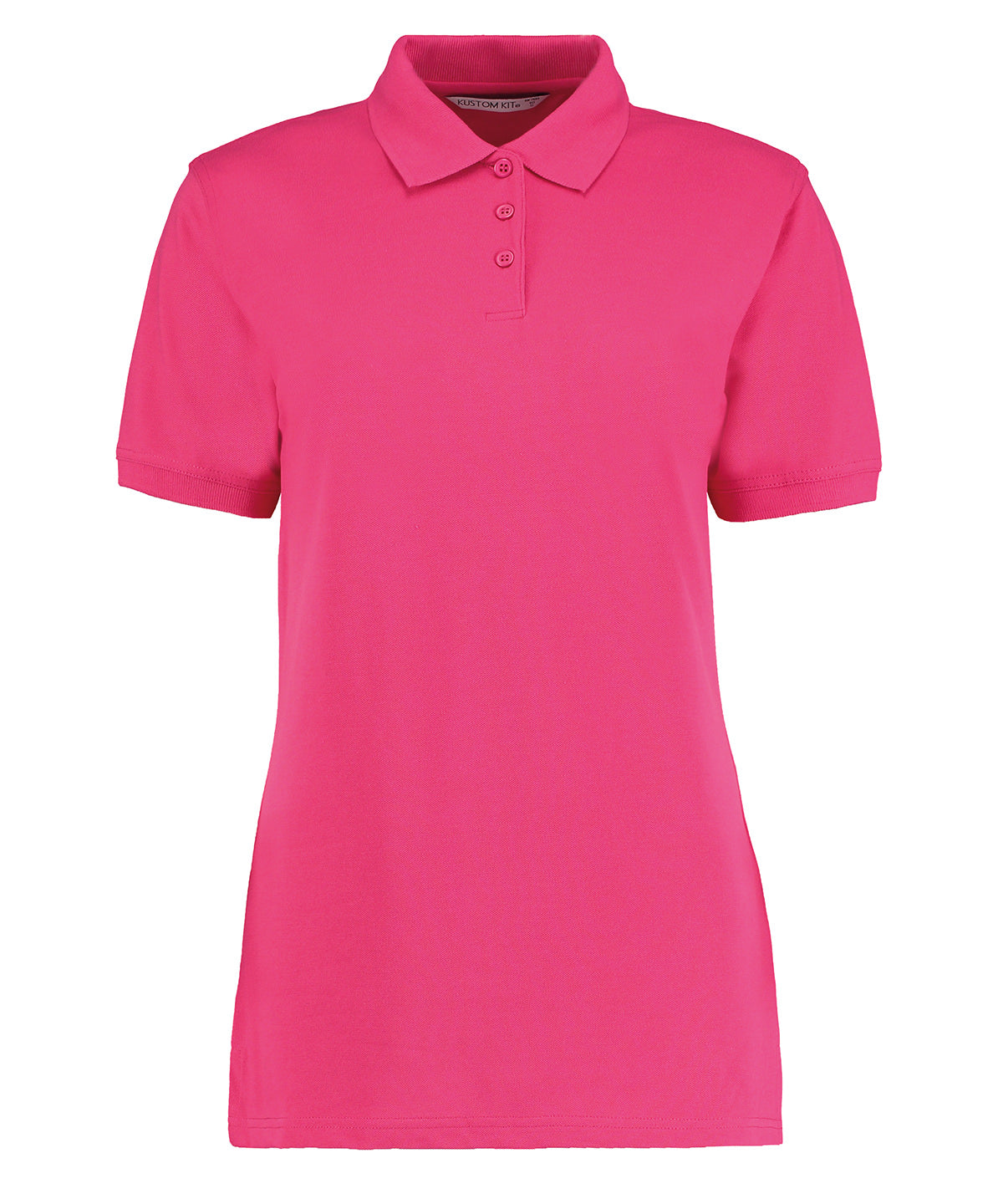 Personalised Polo Shirts - Light Pink Kustom Kit Klassic polo women's with Superwash® 60°C (classic fit)
