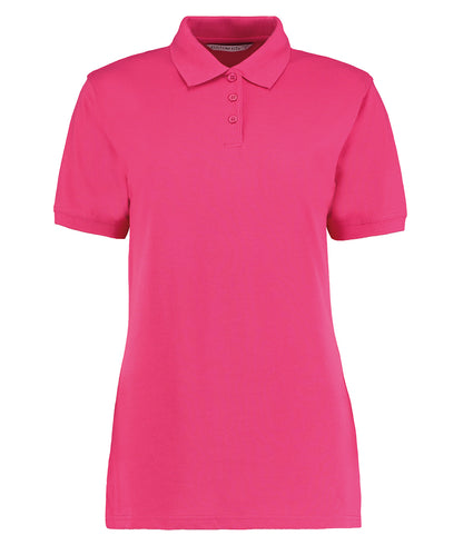 Personalised Polo Shirts - Light Pink Kustom Kit Klassic polo women's with Superwash® 60°C (classic fit)