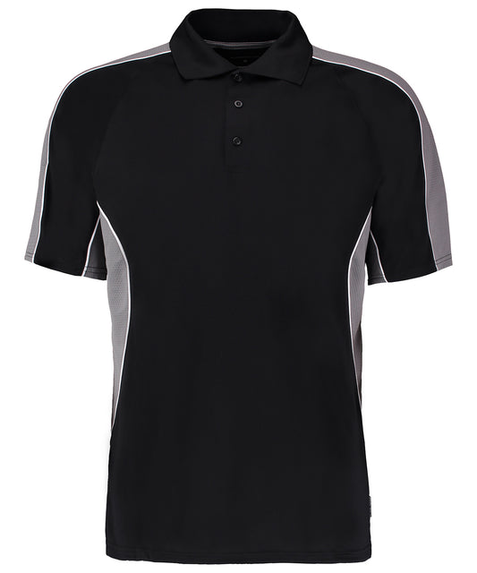 Personalised Polo Shirts - Black GameGear Gamegear® Cooltex® active polo shirt (classic fit)