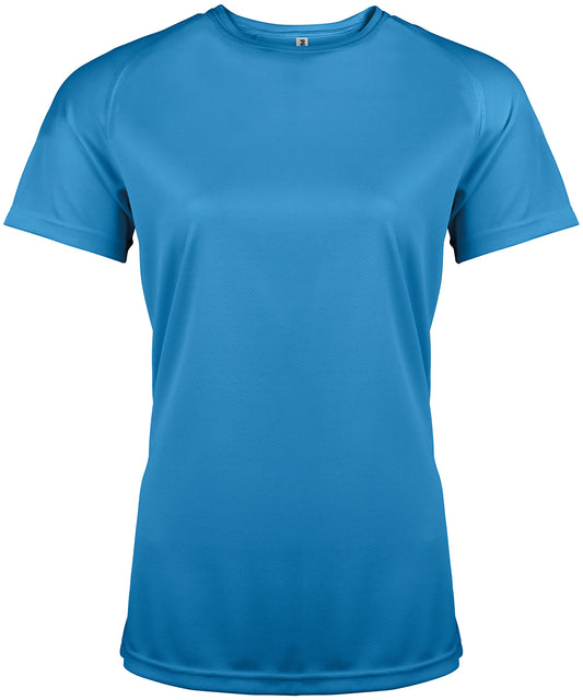 Personalised T-Shirts - Turquoise Kariban Proact Ladies' short-sleeved sports T-shirt