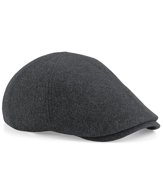 Personalised Caps - Dark Grey Beechfield Melton wool ivy cap