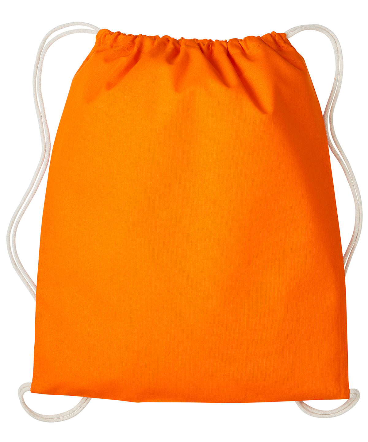 Personalised Bags - Mid Orange Nutshell® Gymsac with cords