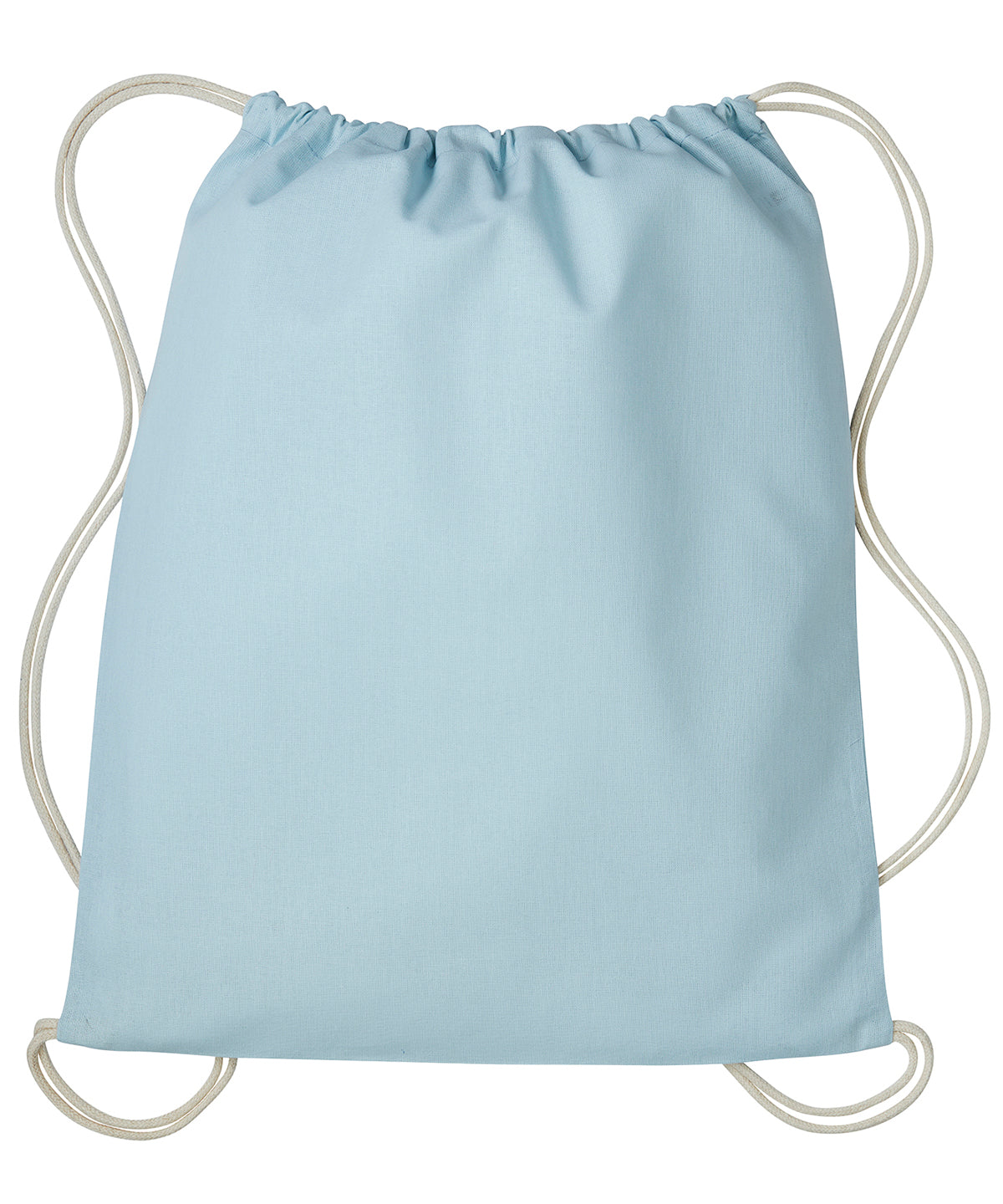 Personalised Bags - Light Blue Nutshell® Gymsac with cords