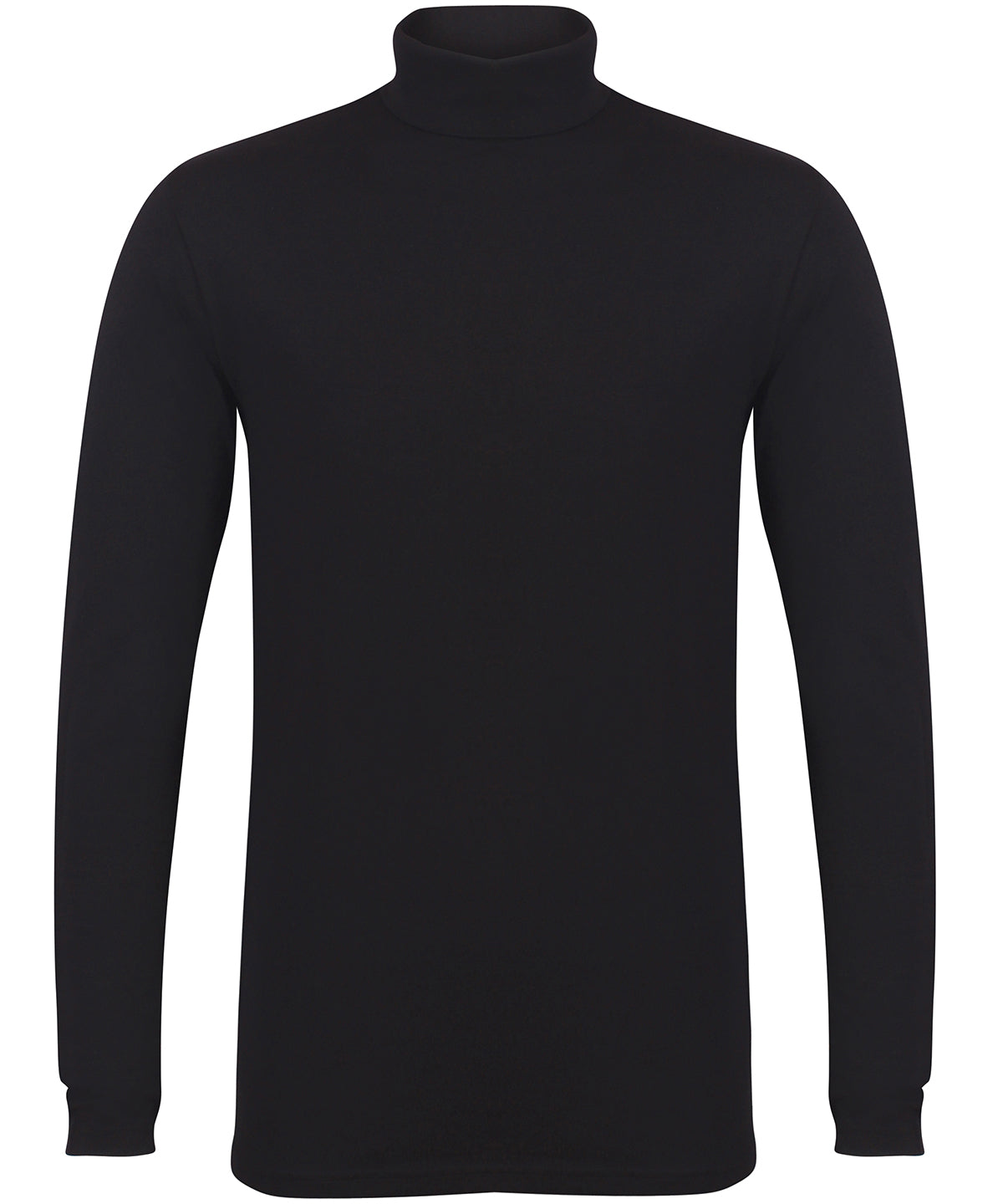 Personalised T-Shirts - Black SF Feel good roll neck top