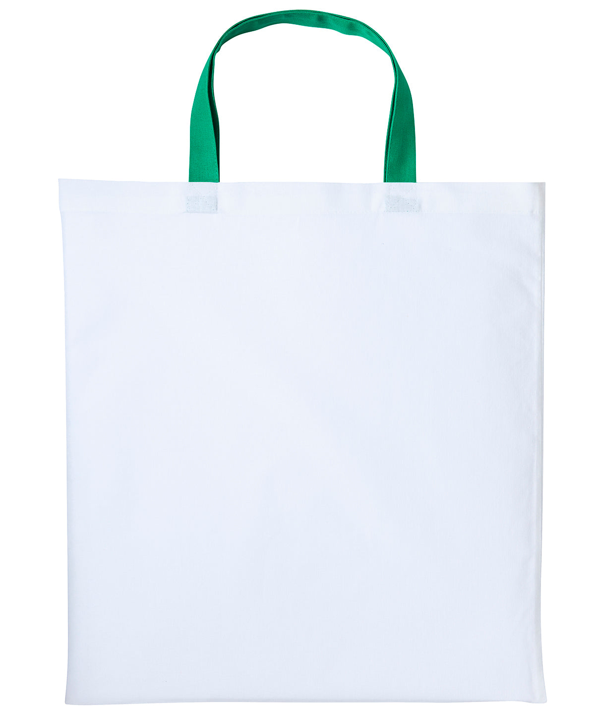 Personalised Bags - White Nutshell® Varsity cotton shopper short handle