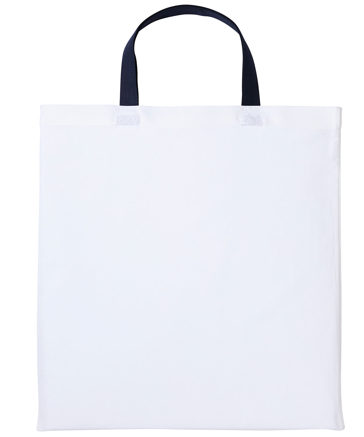 Personalised Bags - White Nutshell® Varsity cotton shopper short handle