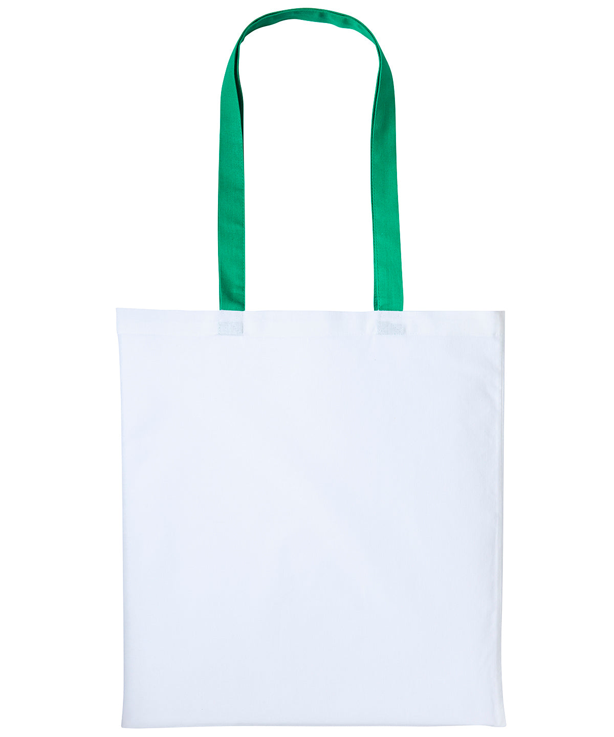 Personalised Bags - White Nutshell® Varsity cotton shopper long handle