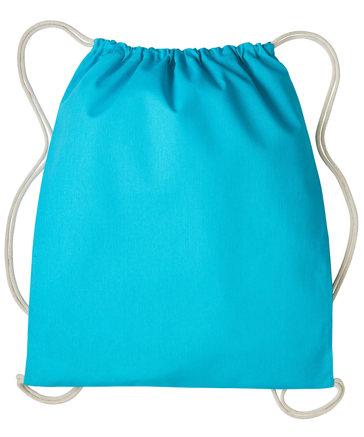 Personalised Bags - Turquoise Nutshell® Gymsac with cords