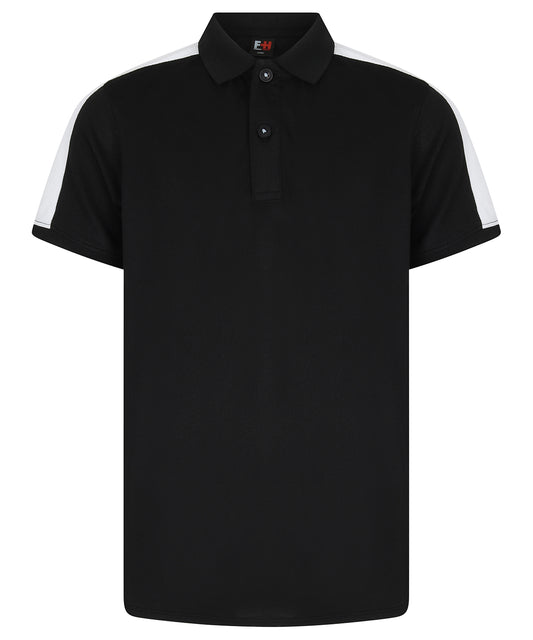 Personalised Polos - Finden & Hales Kids contrast panel polo