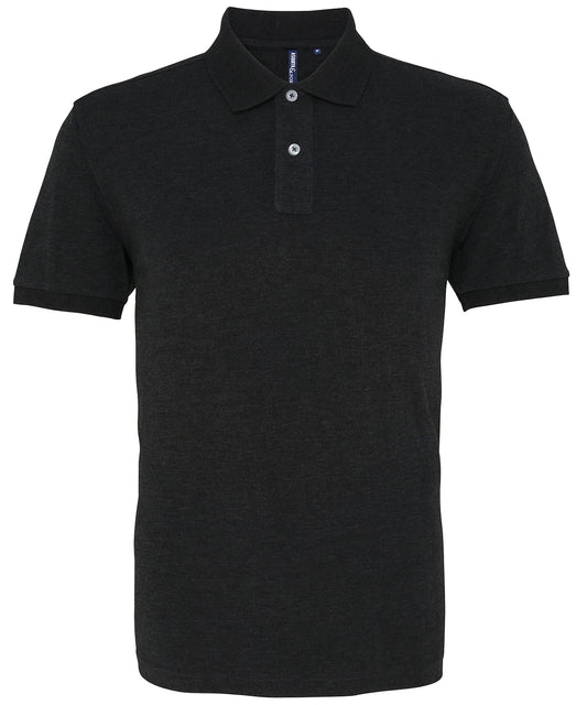 Personalised Polo Shirts - Mid Red Asquith & Fox Men's Classic fit polo